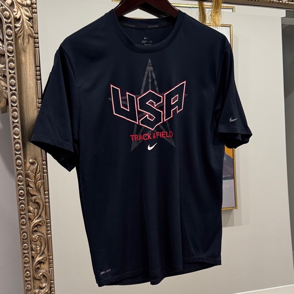 Nike Men's Black USA Track & Field Tee